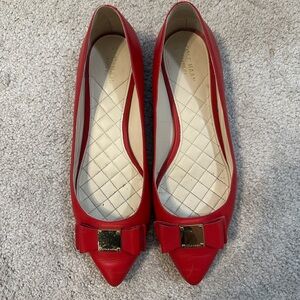 Cole Haan Women's Red Bow Flats